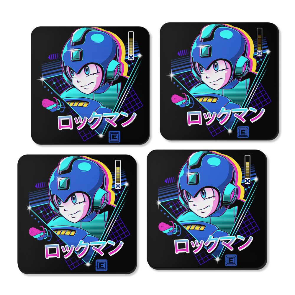 LoFi Blue Bomber - Coasters