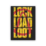 Lock Load Loot - Canvas Print