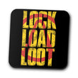 Lock Load Loot - Coasters