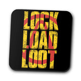 Lock Load Loot - Coasters