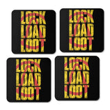 Lock Load Loot - Coasters