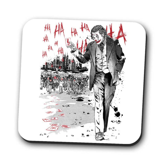 Lone Comedian and Cubs - Coasters