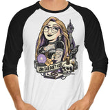 Long Hair, Don't Care - 3/4 Sleeve Raglan T-Shirt