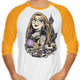 Long Hair, Don't Care - 3/4 Sleeve Raglan T-Shirt