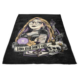 Long Hair, Don't Care - Fleece Blanket