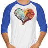 Love Bird - 3/4 Sleeve Raglan T-Shirt