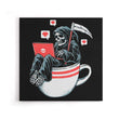 Love Death Coffee - Canvas Print