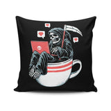 Love Death Coffee - Throw Pillow