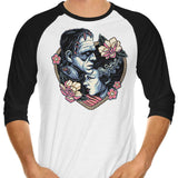 Love Monsters - 3/4 Sleeve Raglan T-Shirt