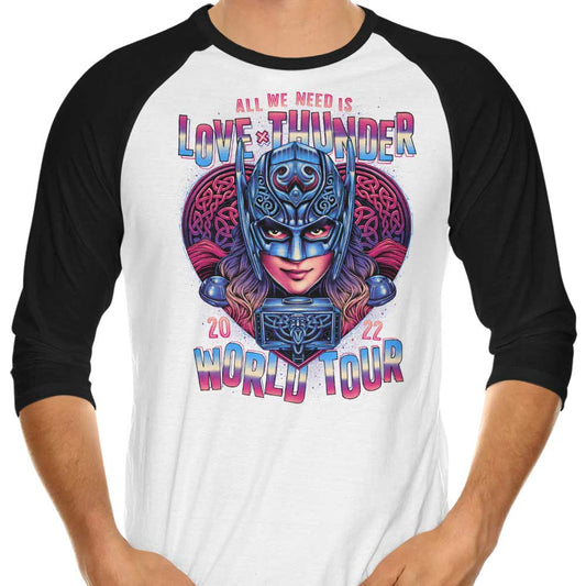 Love World Tour - 3/4 Sleeve Raglan T-Shirt