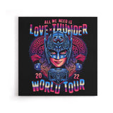 Love World Tour - Canvas Print