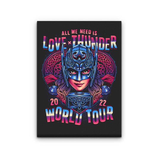 Love World Tour - Canvas Print