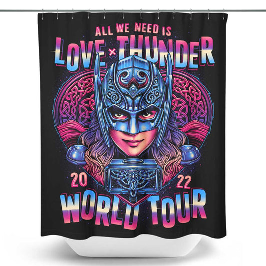 Love World Tour - Shower Curtain