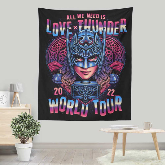 Love World Tour - Wall Tapestry