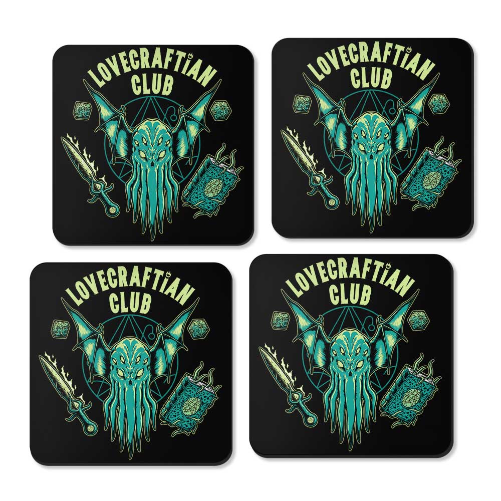 Lovecraftian Club - Coasters