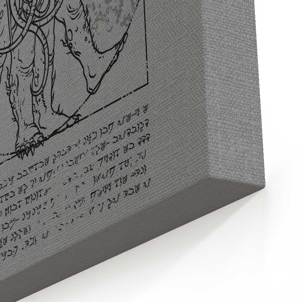 Lovecraftian Man - Canvas Print