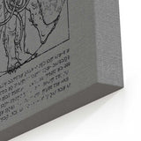 Lovecraftian Man - Canvas Print