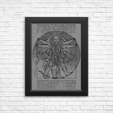 Lovecraftian Man - Posters & Prints