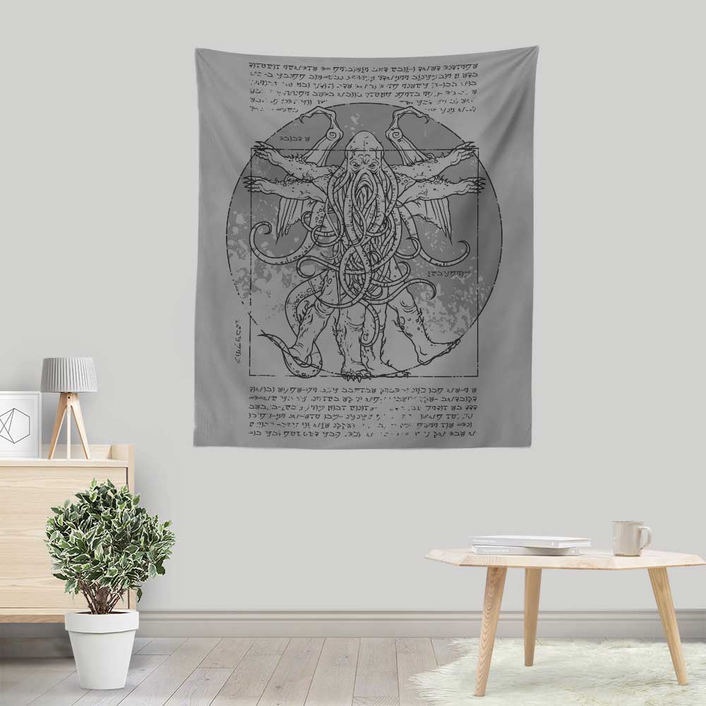 Lovecraftian Man - Wall Tapestry