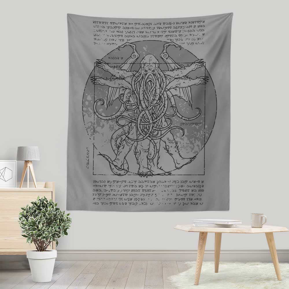 Lovecraftian Man - Wall Tapestry