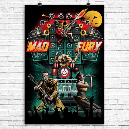 Mad Fury Concert Tour - Poster