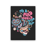 Mad World Cat - Canvas Print