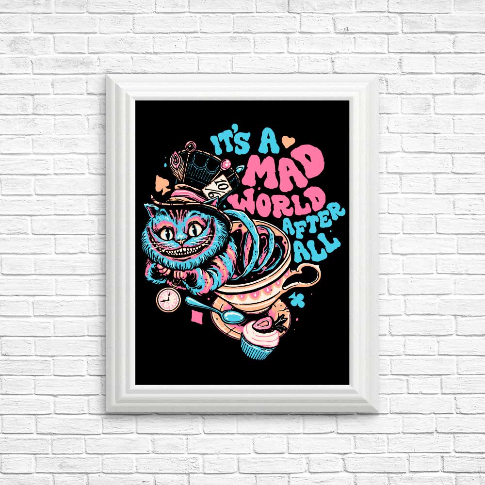 Mad World Cat - Posters & Prints