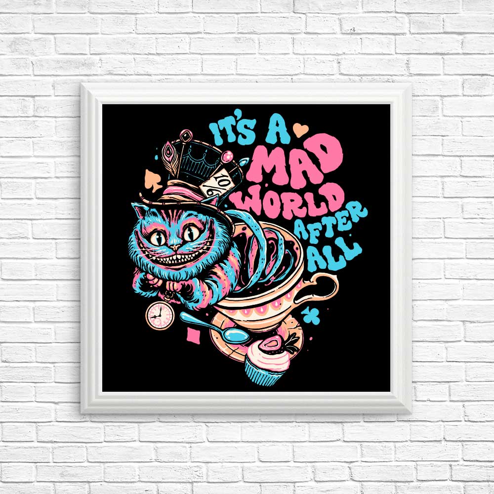 Mad World Cat - Posters & Prints