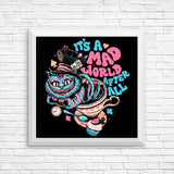 Mad World Cat - Posters & Prints