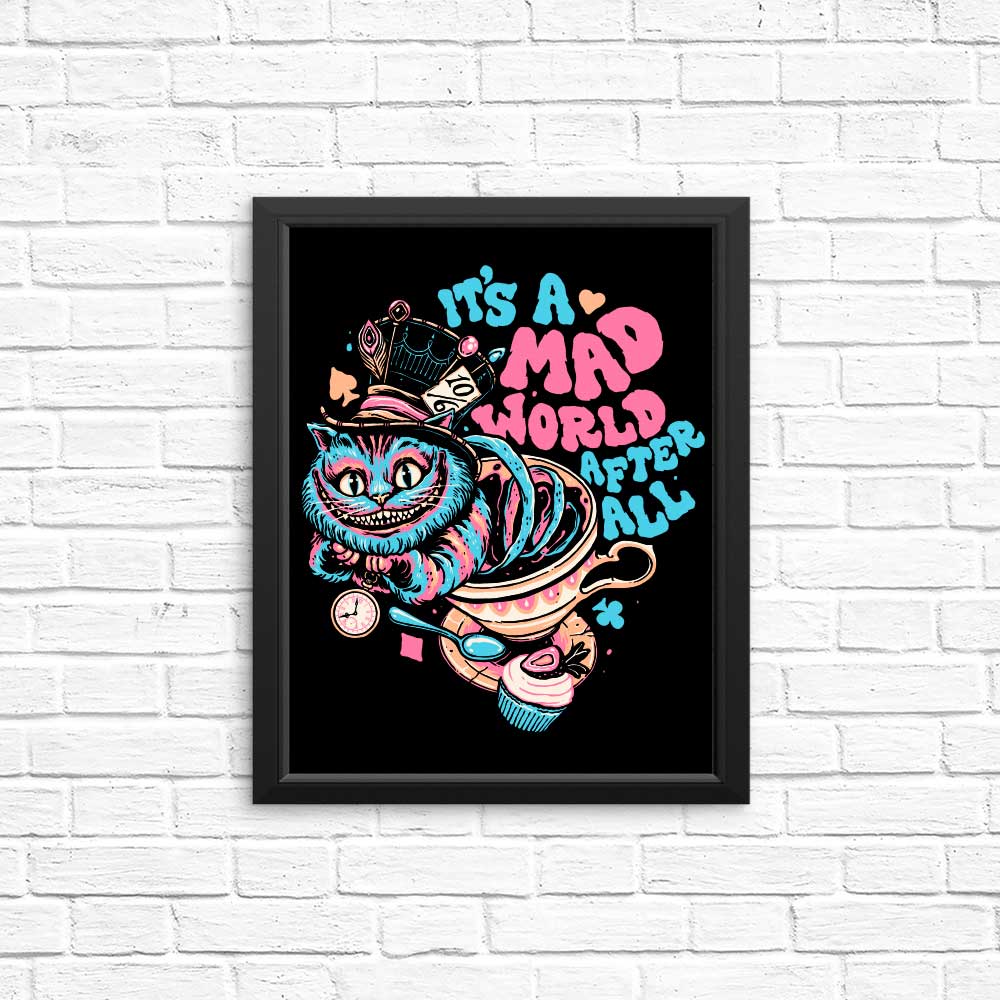 Mad World Cat - Posters & Prints