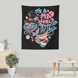 Mad World Cat - Wall Tapestry