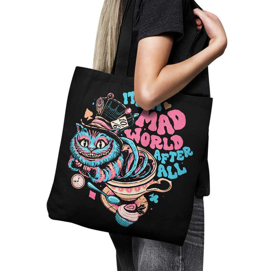 Mad World Cat - Tote Bag