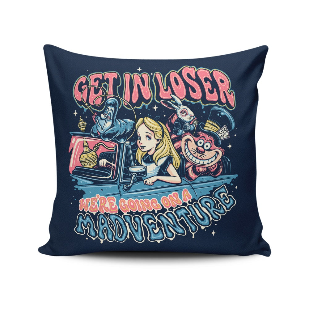 Madventure - Throw Pillow