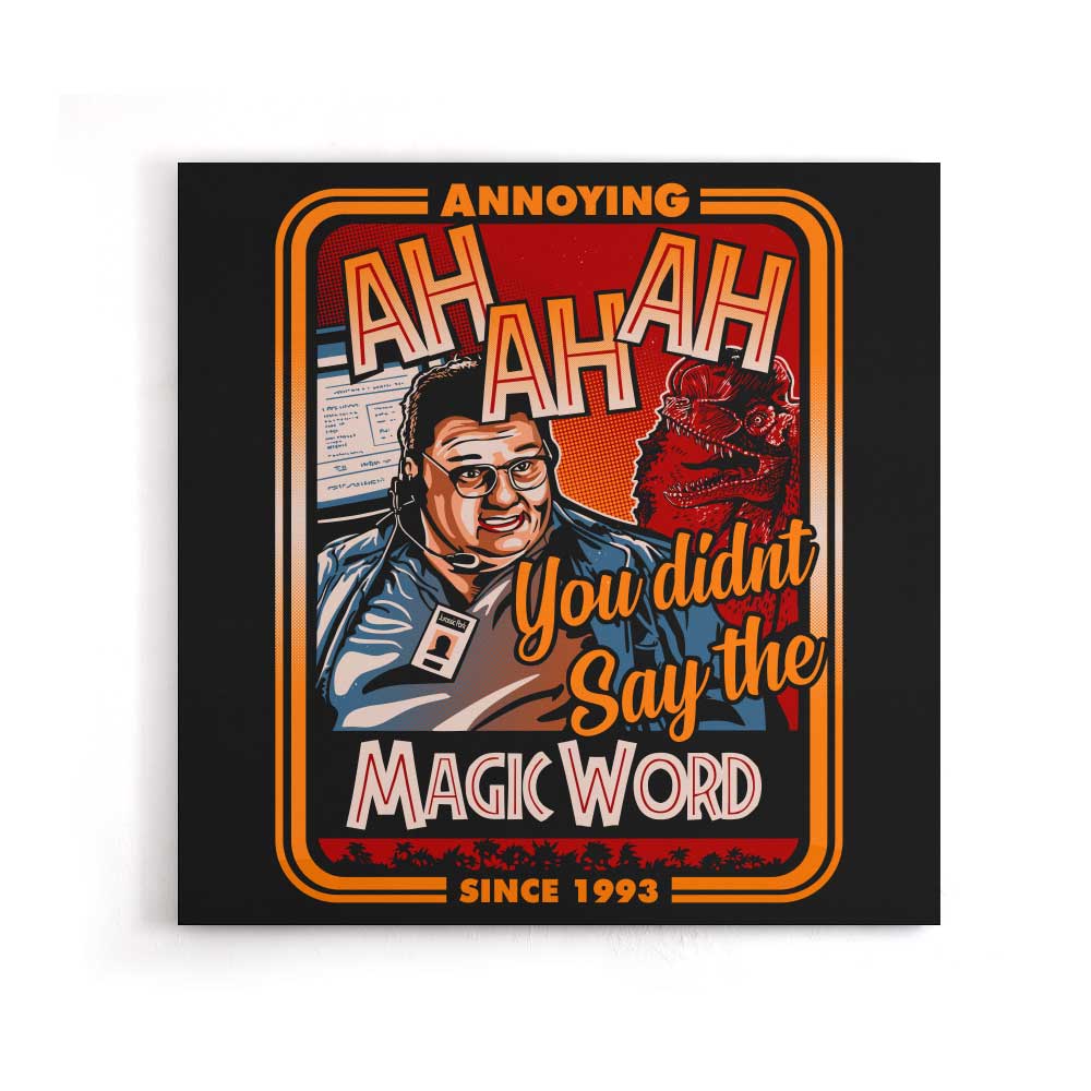 Magic Word - Canvas Print