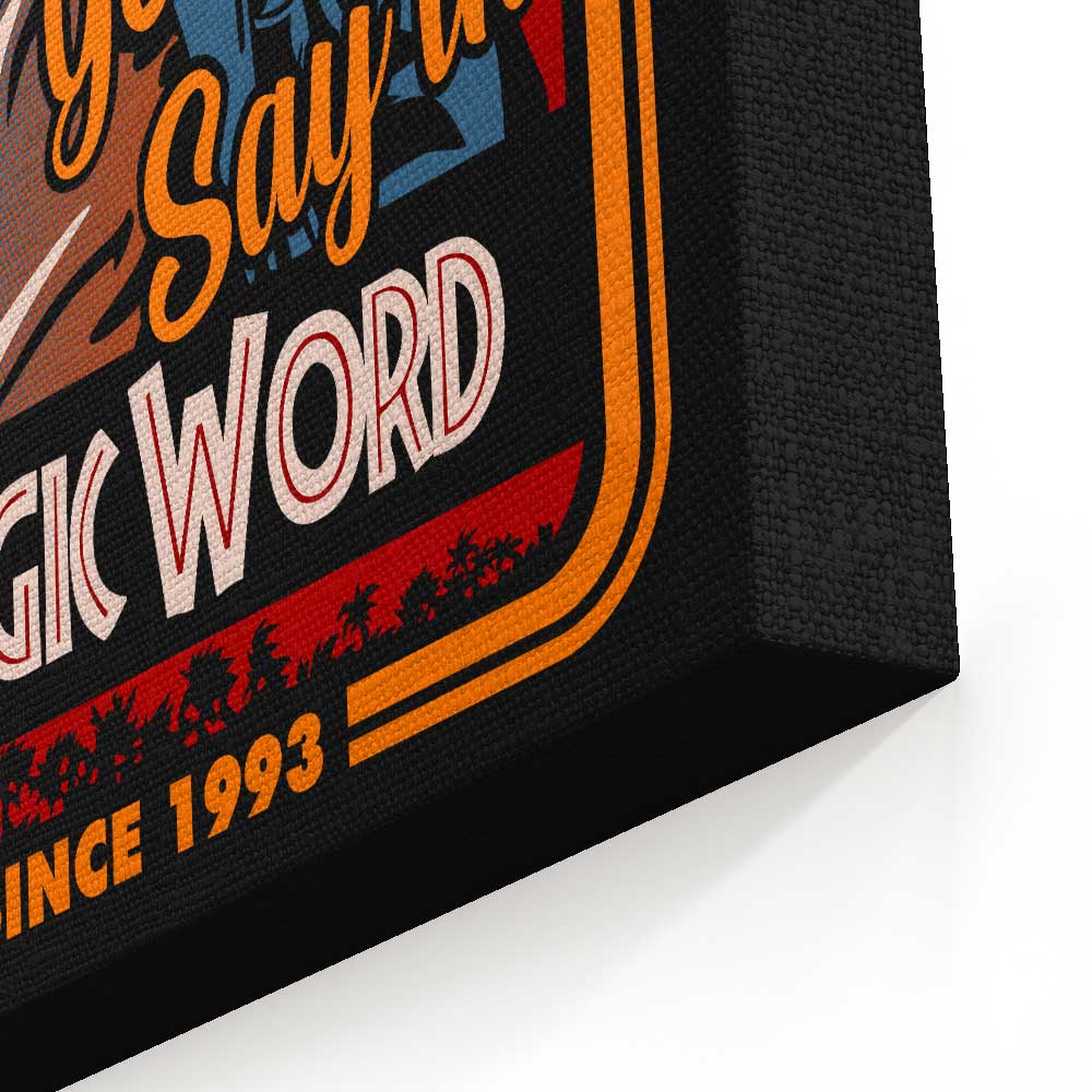 Magic Word - Canvas Print