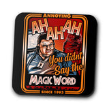 Magic Word - Coasters