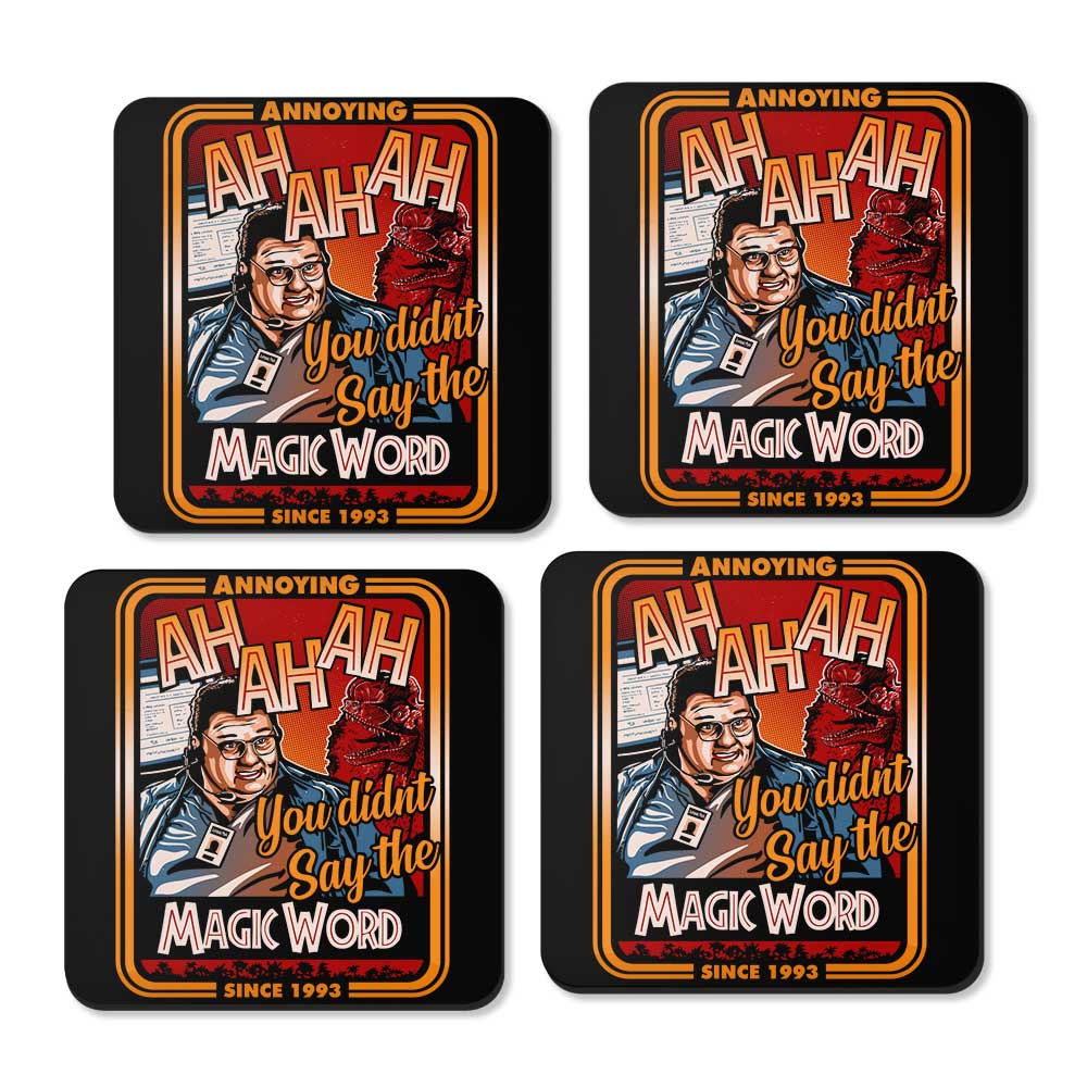 Magic Word - Coasters