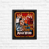 Magic Word - Posters & Prints