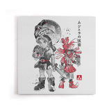 Majora's Sumi-e - Canvas Print