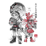 Majora's Sumi-e - Canvas Print