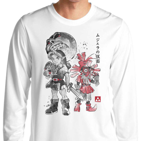 Majora's Sumi-e - Long Sleeve T-Shirt