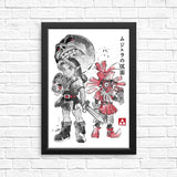 Majora's Sumi-e - Posters & Prints