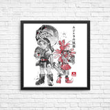 Majora's Sumi-e - Posters & Prints