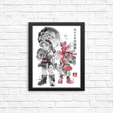 Majora's Sumi-e - Posters & Prints