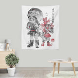 Majora's Sumi-e - Wall Tapestry
