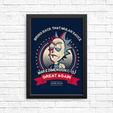 Make Dimension C-137 Great Again - Posters & Prints