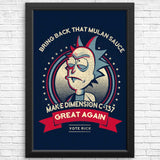 Make Dimension C-137 Great Again - Posters & Prints