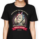 Make Dimension C-137 Great Again - Women's Apparel