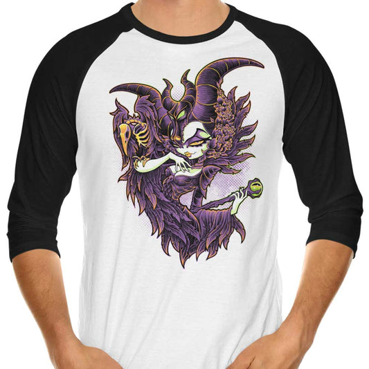 Malevolent Gaze - 3/4 Sleeve Raglan T-Shirt