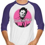 Malibu Chainsaw - 3/4 Sleeve Raglan T-Shirt